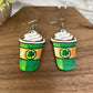 Wooden Dangle Earrings - St. Patrick’s Day - #5