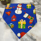 Dog Bandana - Christmas - Snowman Hats Candles