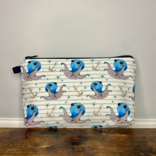 Octopus Stripes - Water-Resistant Multi-Use Pouch