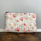 Floral Pale Pink + Cream - Water-Resistant Multi-Use Pouch