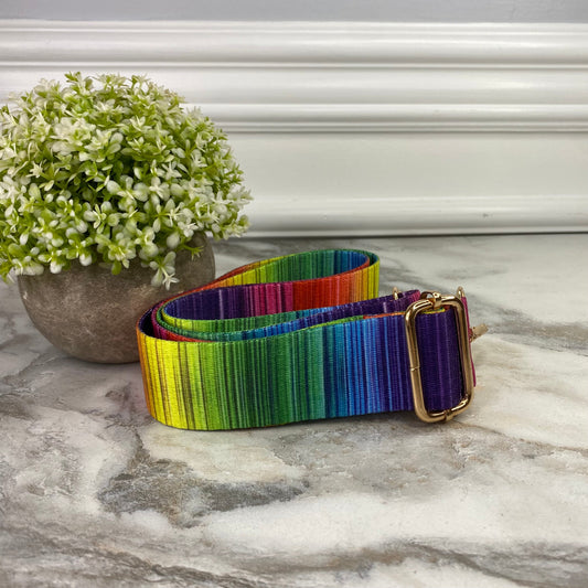 Replacement Strap -  Rainbow Nylon Striped