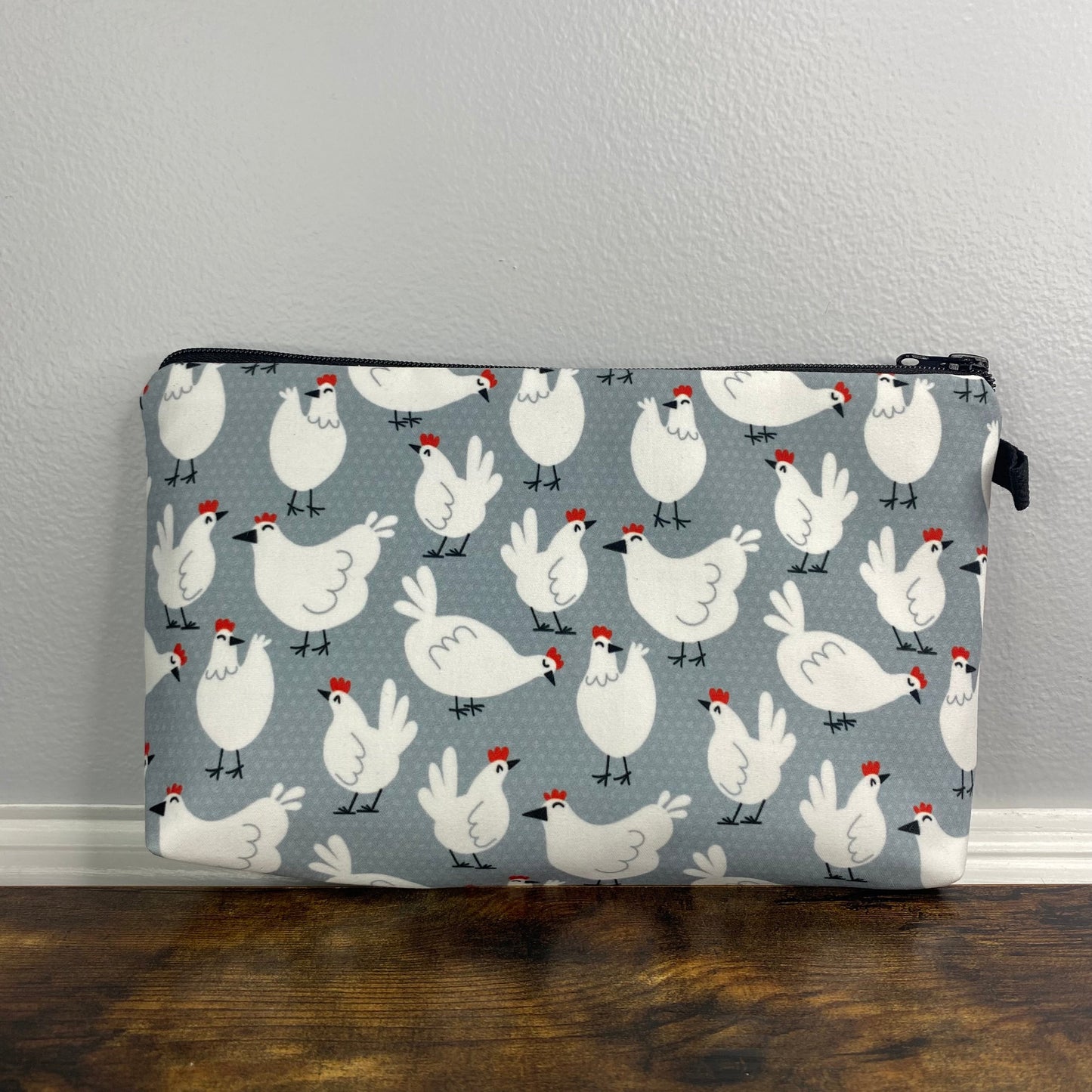 Chickens Teal - Water-Resistant Multi-Use Pouch