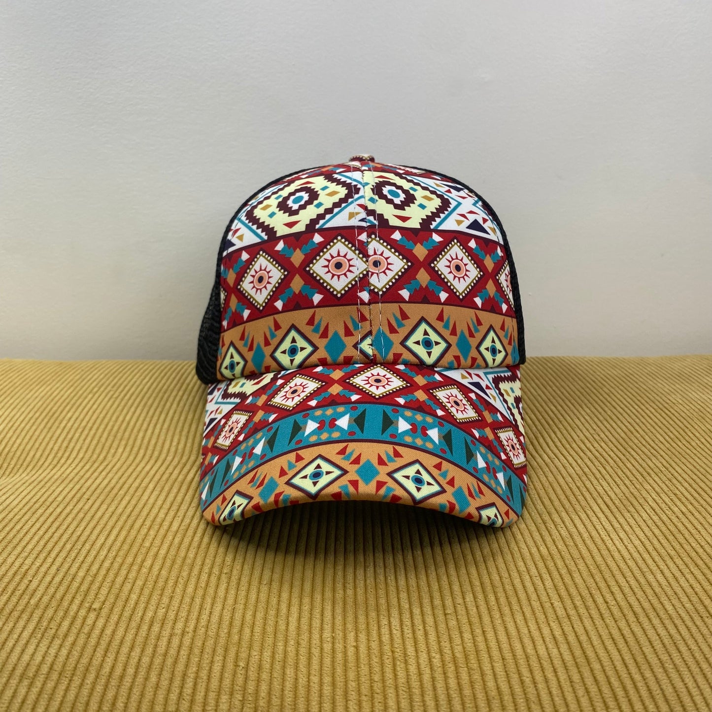 Hat - Ponytail - Aztec #1