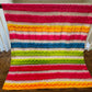 Blanket - Bright Neon Knit Stripes