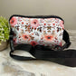 Nylon Belt Bag - Crossbody + Fanny - Floral Rose