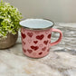 Mug - Valentine’s Day - Pink with Red Hearts #3