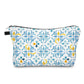 Filagree Tile Blue + Yellow - Water-Resistant Multi-Use Pouch