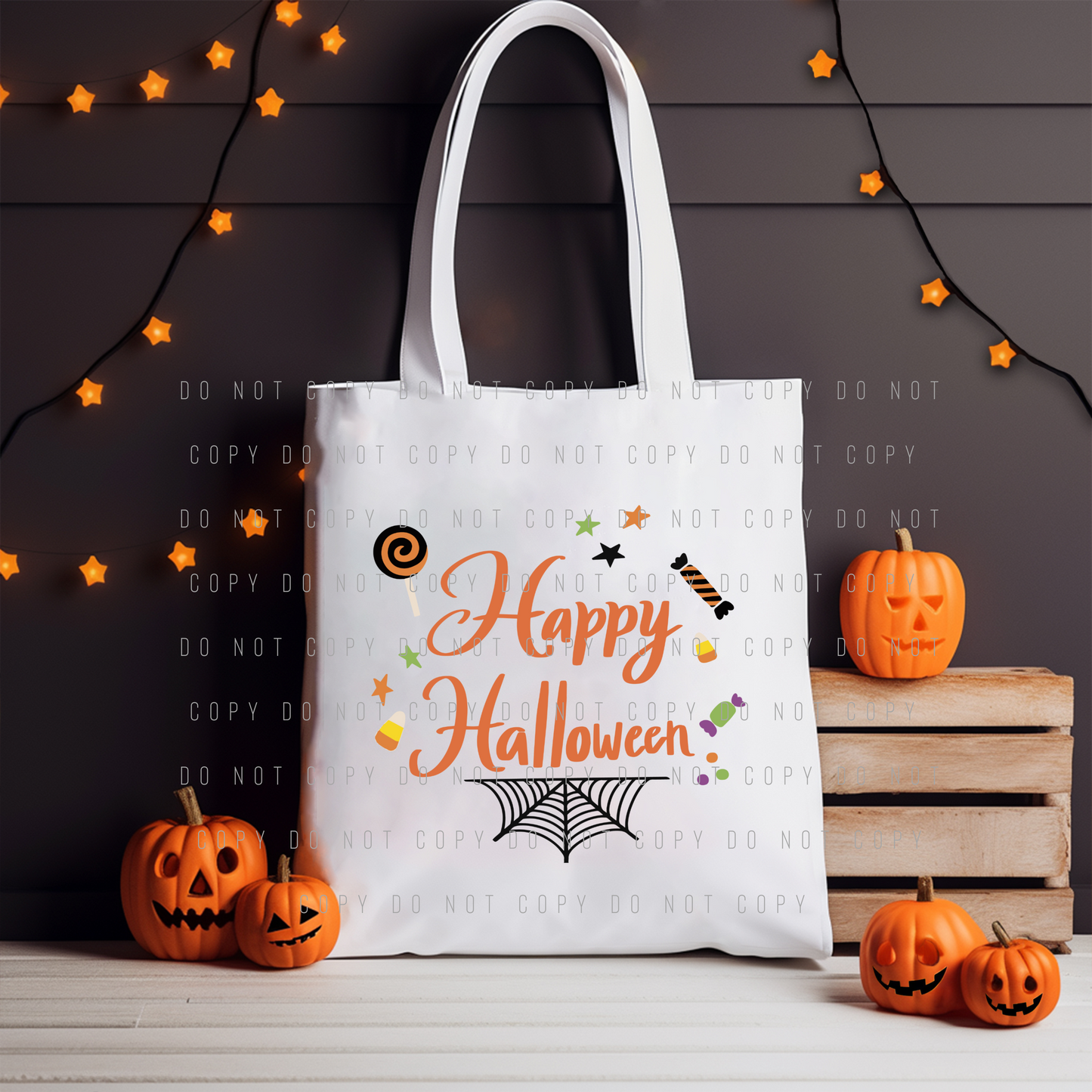 Tote Bag - Halloween - Happy Halloween