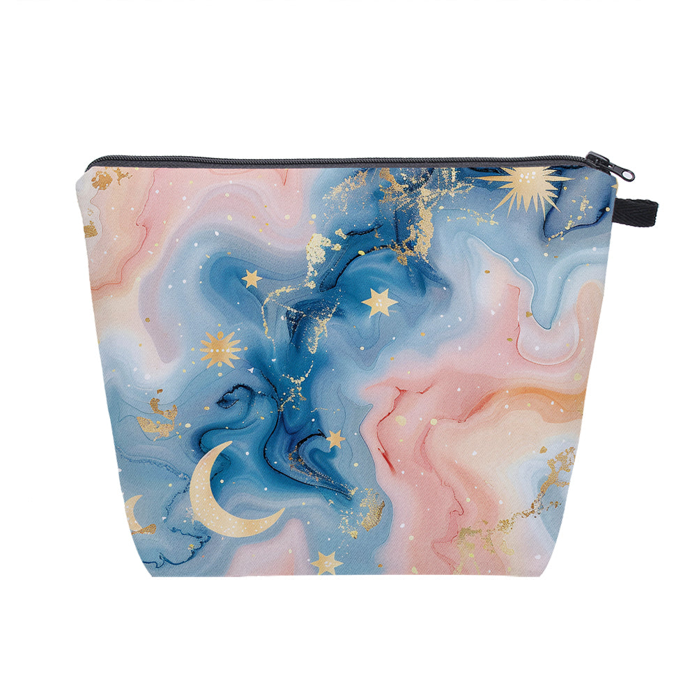 Marble Moon & Star - Water-Resistant Multi-Use XL Pouch