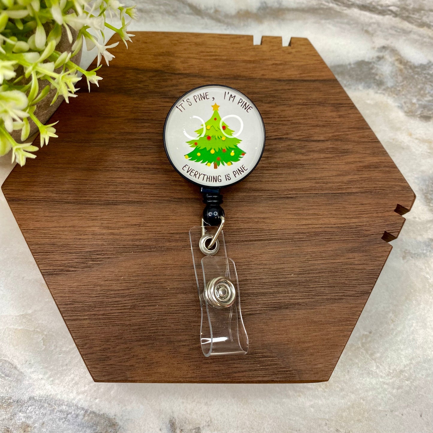 Badge Holder - Christmas - Everything Is Pine