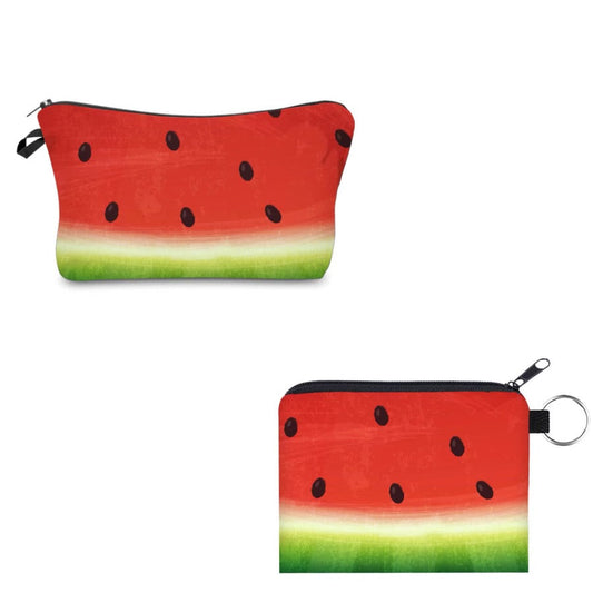 Watermelon - Water-Resistant Pouch Set