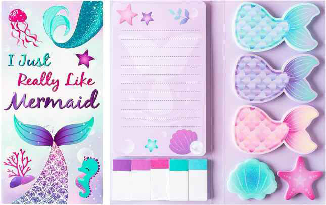 Sticky Note Booklet Set - Mermaid