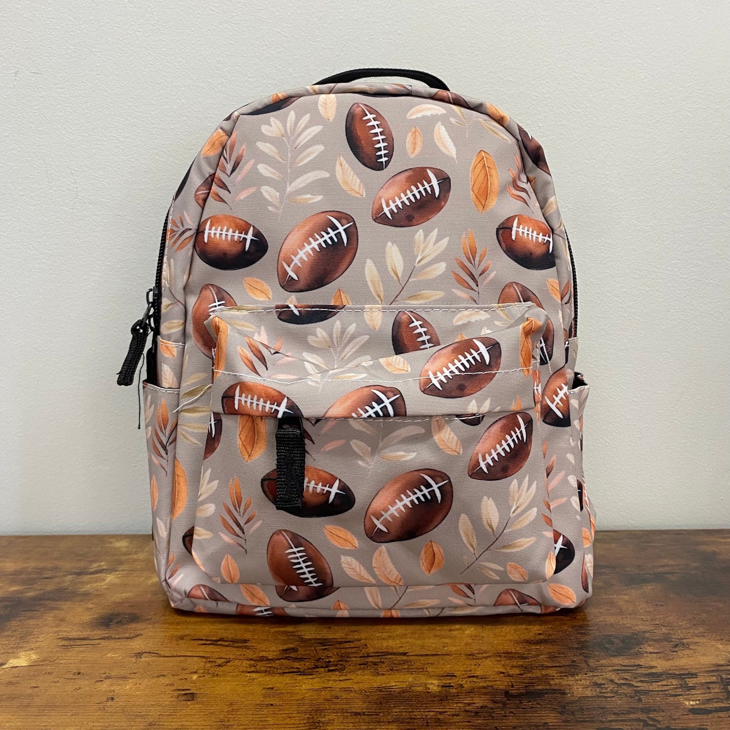 Football Leaves - Water-Resistant Mini Backpack