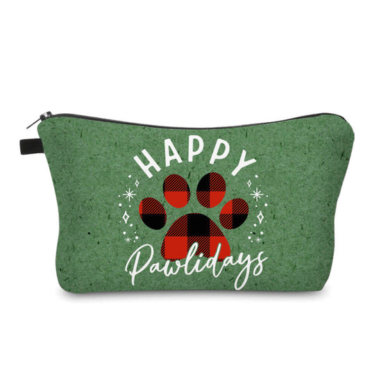 Happy Pawlidays - Water-Resistant Multi-Use Pouch