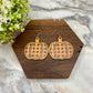 Wooden Dangle Earrings - Fall - #1