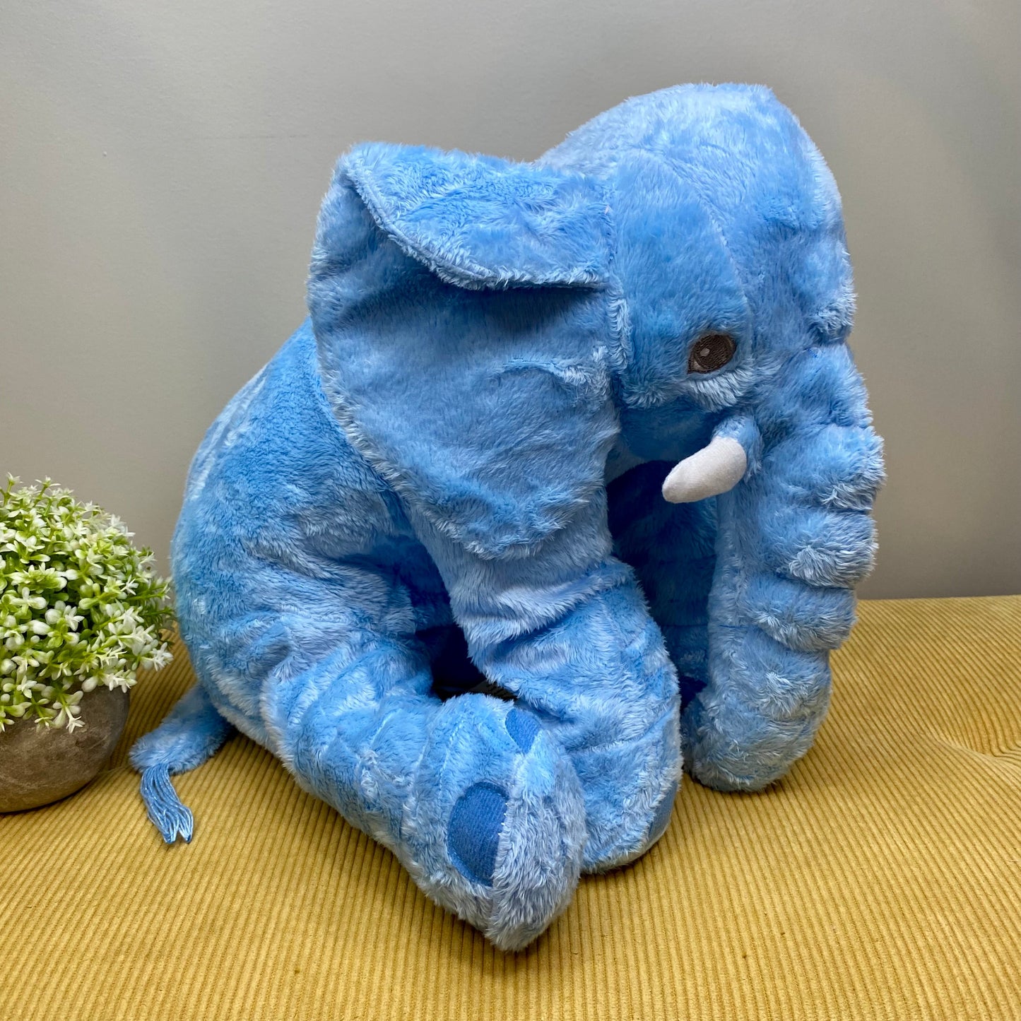 Plush Toy Elephant - Blue