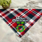 Dog Bandana - Plaid - Merry Christmas To All