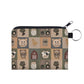 Farm Animals Quilt - Water-Resistant Mini Pouch w/ Keyring