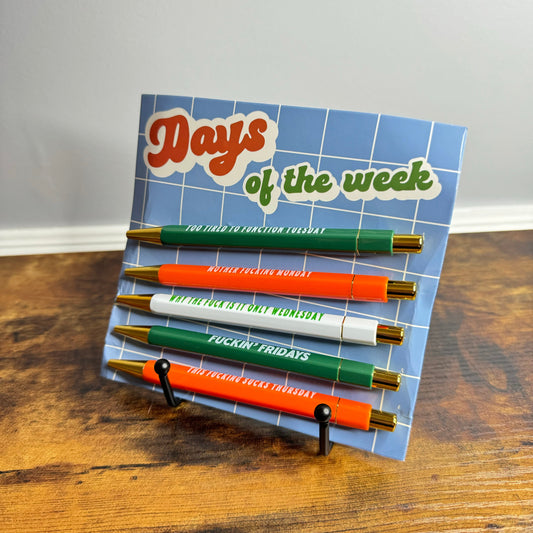 Pen - Offensive Days Of The Week Set