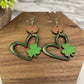 Wooden Dangle Earrings - St. Patrick’s Day - #18