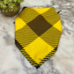 Dog Bandana - Fall - Yellow Plaid