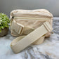 Nylon Belt Bag - Crossbody + Fanny - Cream