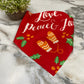 Dog Bandana - Christmas - Love Peace Joy