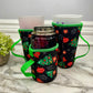 Neoprene Cup Holder Koozie Tumbler - Christmas Design