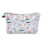 Pink Floral Books - Water-Resistant Multi-Use Pouch