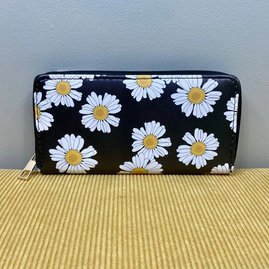 Wallet - Faux Leather - Daisy