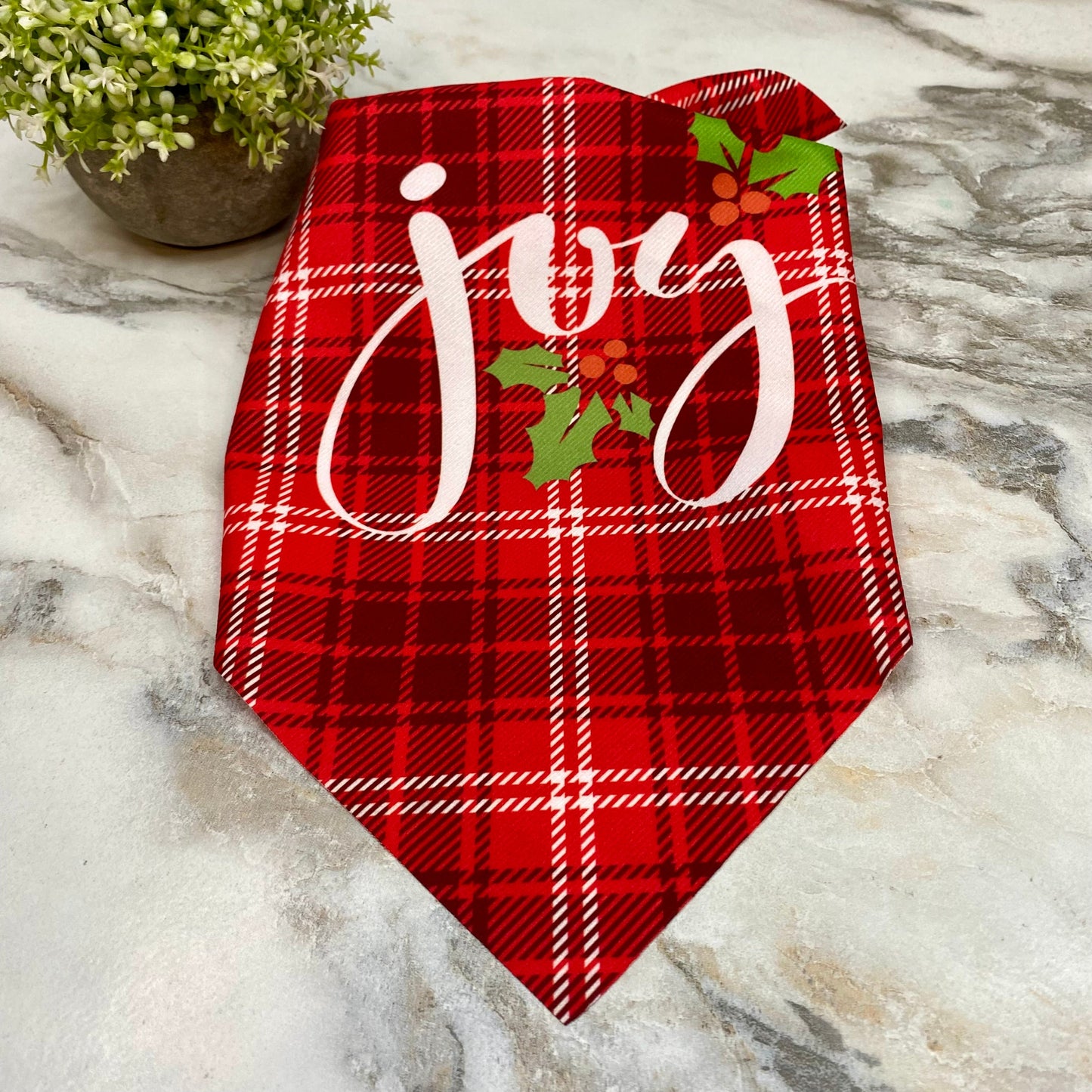 Dog Bandana - Christmas - Joy Holly