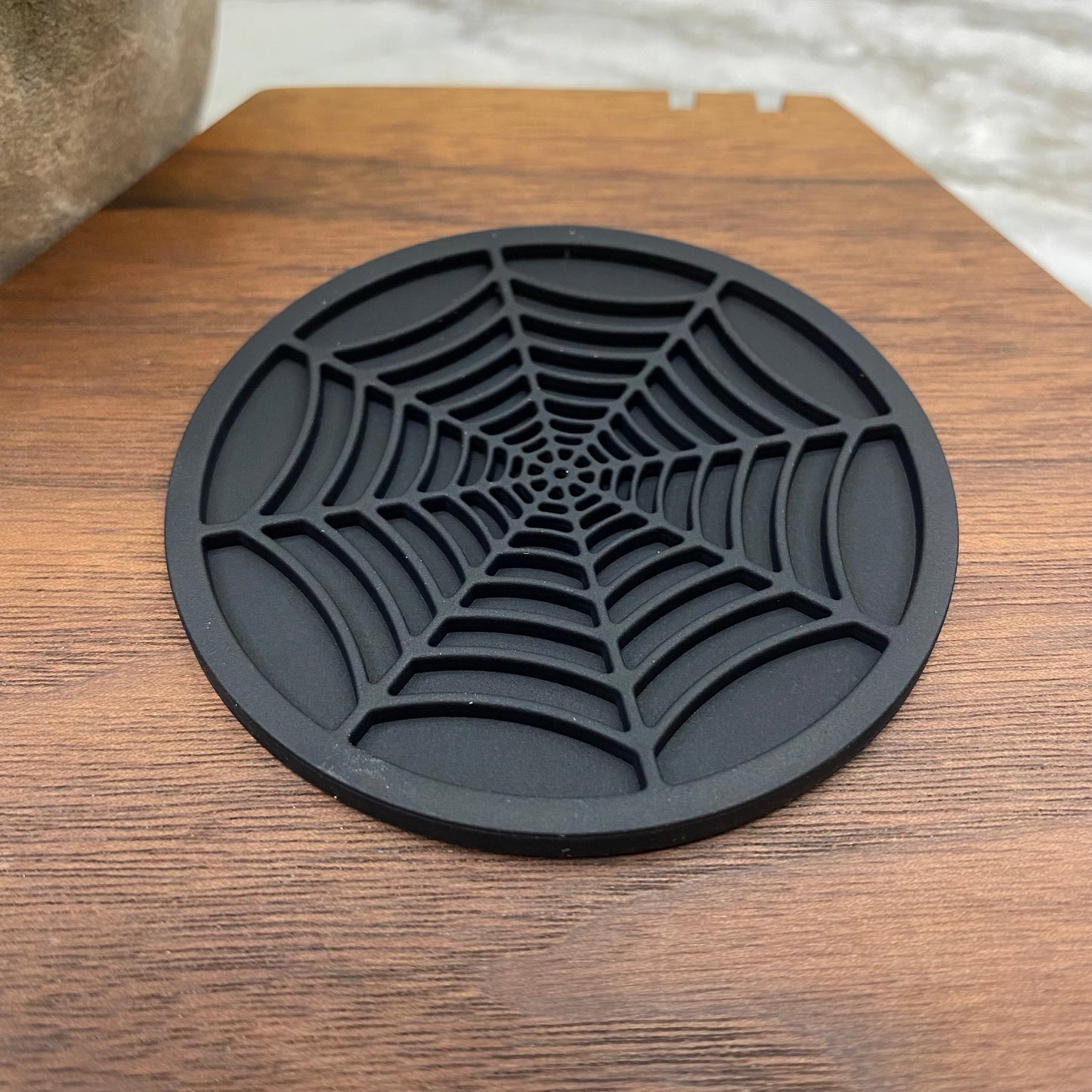 Coaster - Silicone - Halloween - Spider Web