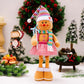 Telescopic Standing Christmas Decor - Gingerbread