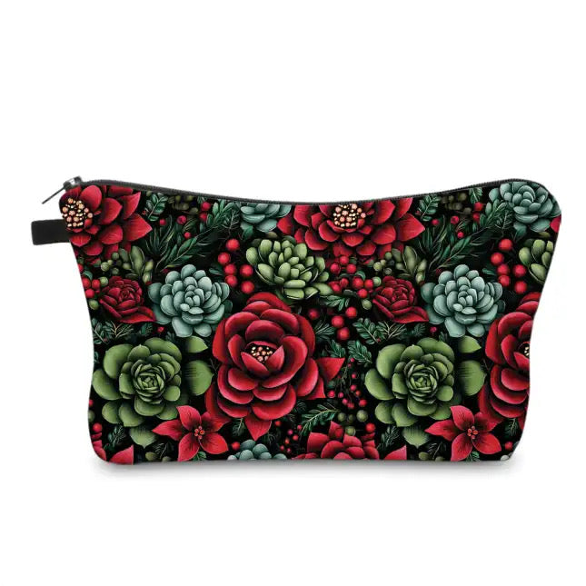 Floral Berries - Water-Resistant Multi-Use Pouch