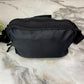 Nylon Belt Bag - Crossbody + Fanny - Black