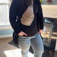 The Sam Sling - Denim + Suede