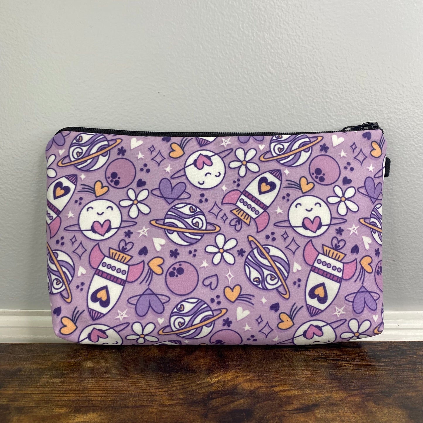 Space Planet Purple - Water-Resistant Multi-Use Pouch