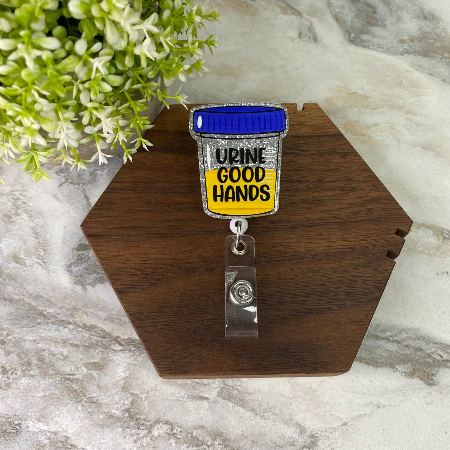 Badge Holder - Nurse - Urine Good Hands