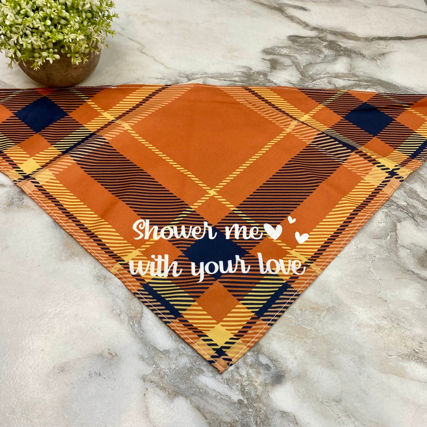 Dog Bandana - Sayings - Shower Me With Love