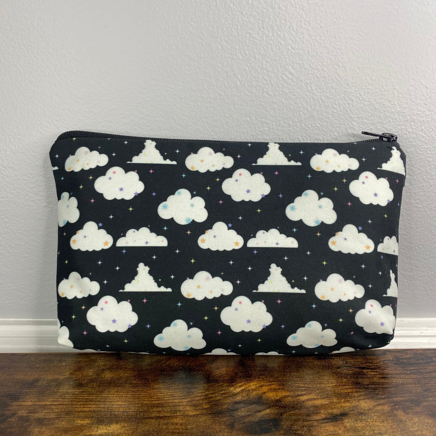 Cloud Black & White - Water-Resistant Multi-Use Pouch