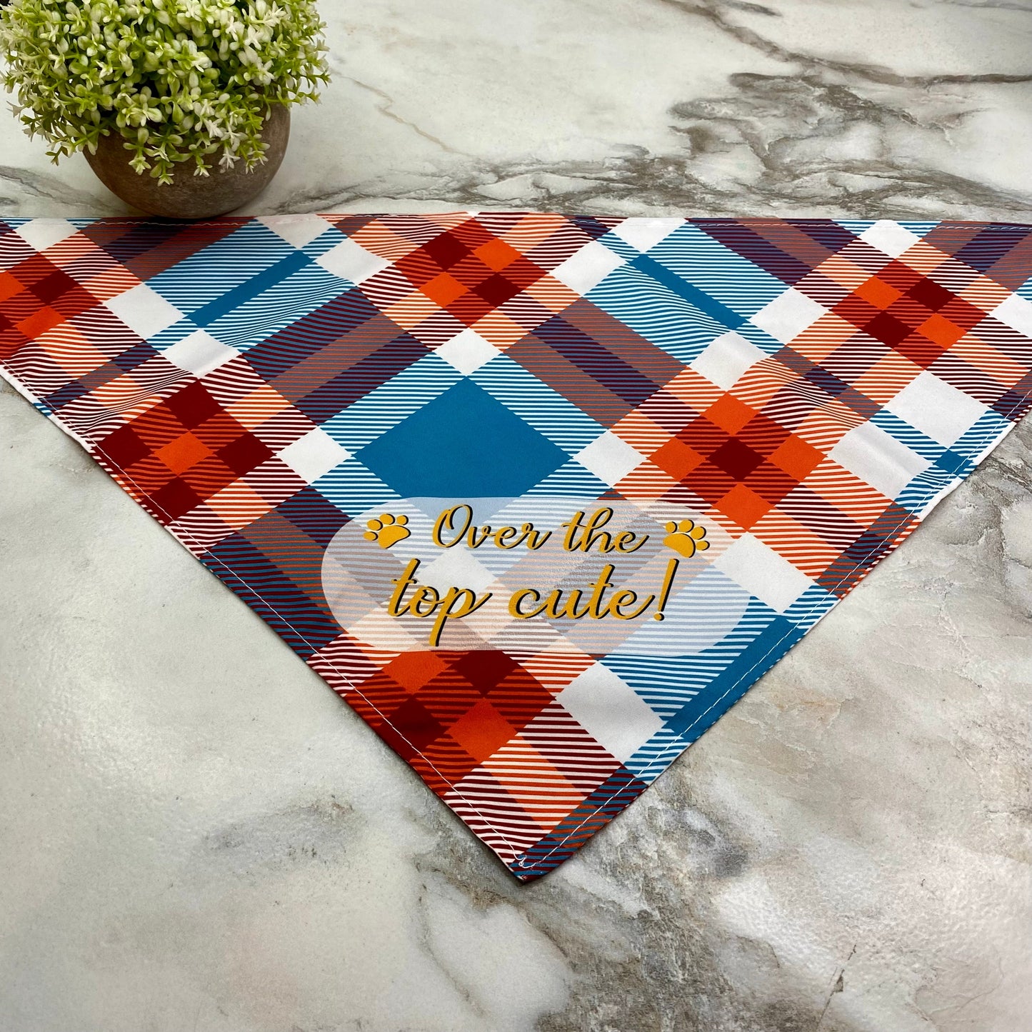 Dog Bandana - Plaid - Over The Top Cute