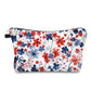 Tiny Floral on White - Water-Resistant Multi-Use Pouch