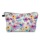 Pastel Pink Floral - Water-Resistant Multi-Use Pouch