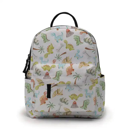 Dino Colorful - Water-Resistant Mini Backpack