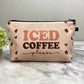 Iced Coffee Please - Water-Resistant Multi-Use Pouch