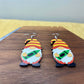 Wooden Dangle Earrings - Gnome Crayon