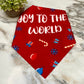 Dog Bandana - Christmas - Joy To The World