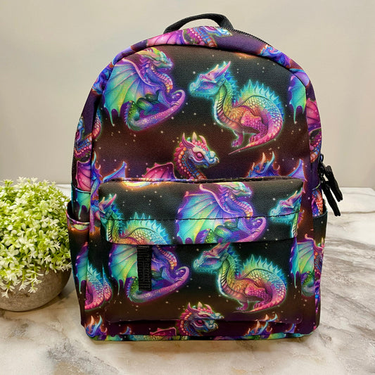 Dragon Rainbow - Water-Resistant Mini Backpack