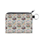 Eat Sleep Camp Repeat - Water-Resistant Mini Pouch w/ Keyring