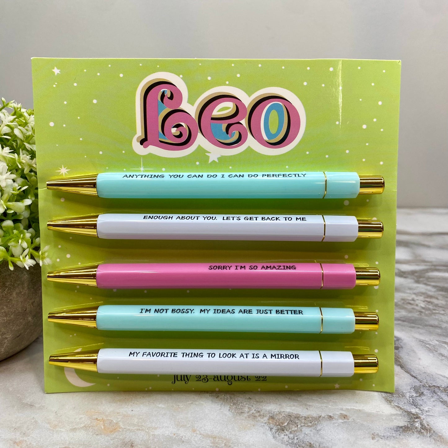 Pen Set - Leo - PREORDER 11/14-11/17